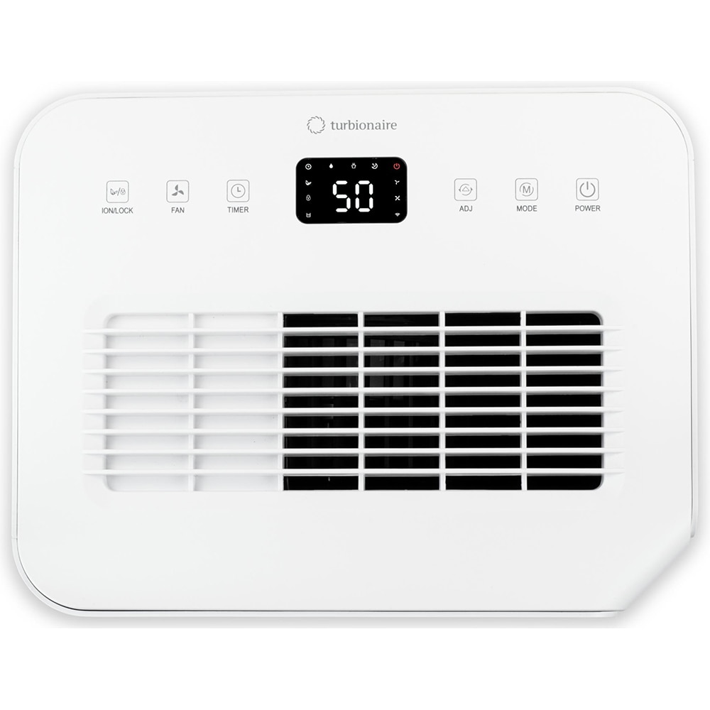 Dezumidificator aer Turbionaire REVI 20 WIFI ION, 20l/zi, 330W, Wi-Fi, 41dB, purificare prin ionizare, alb