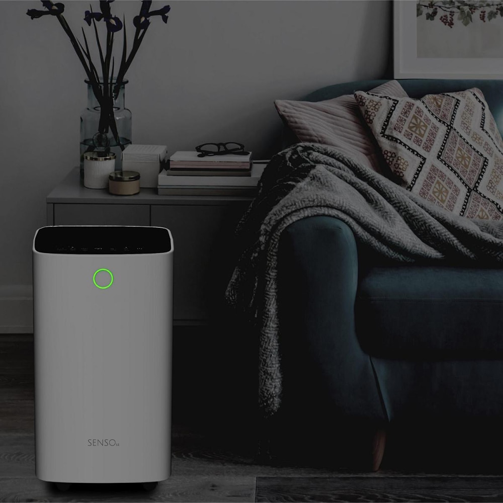 Dezumidificator aer Turbionaire SENSO 12, 12l/zi, 185W, 36dB, 120 m/h, Timer, alb