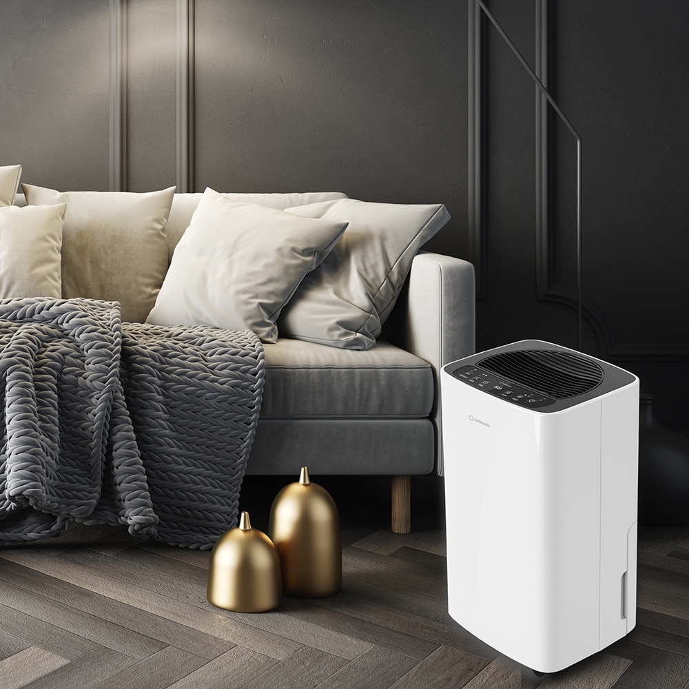 Dezumidificator aer Turbionaire SENSO 12 SG, 12 l/zi, 185W, 36dB, 120 m/h, Timer, alb