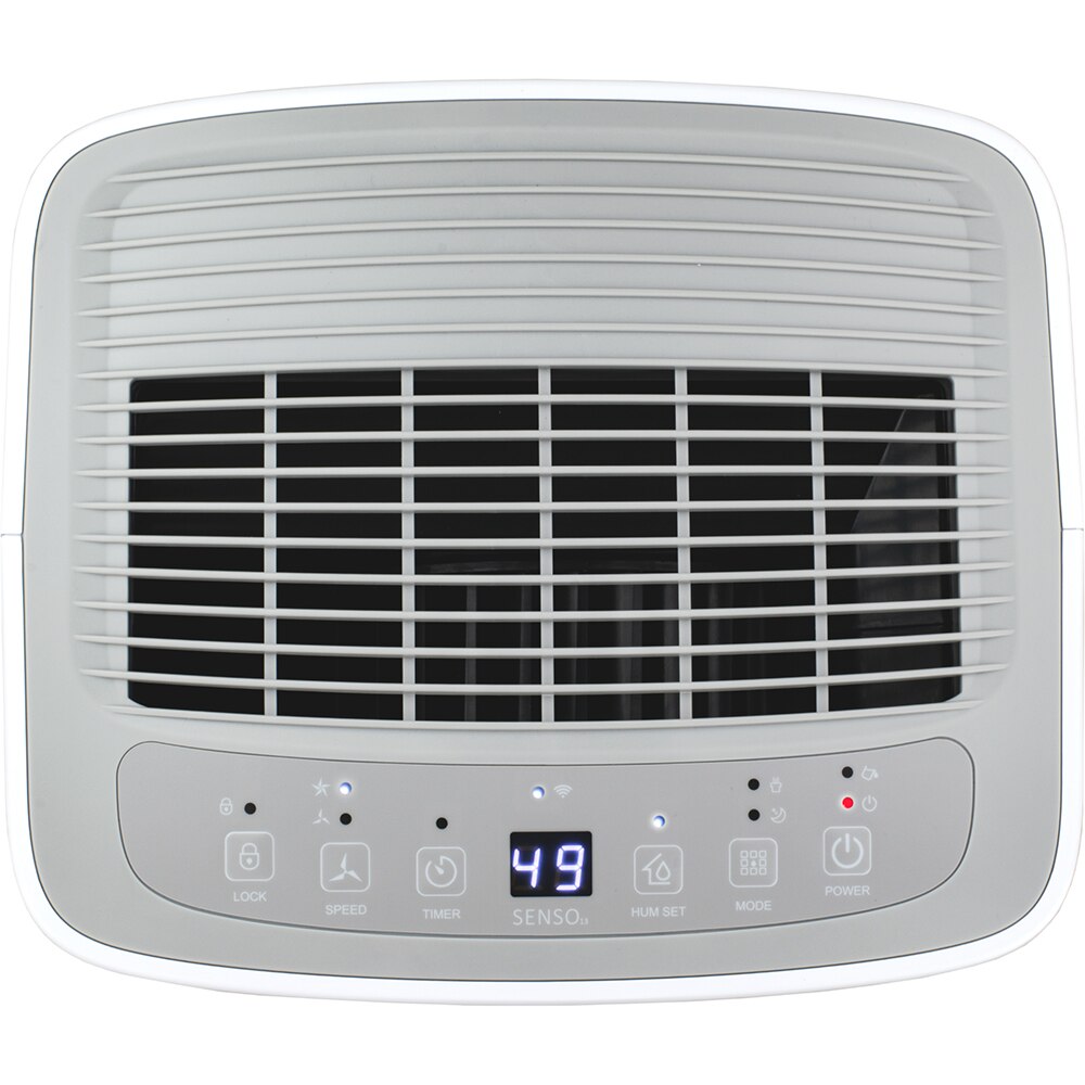 Dezumidificator si purificator aer TURBIONAIRE Senso13 WIFI Clean, 13l/zi, 195W, alb