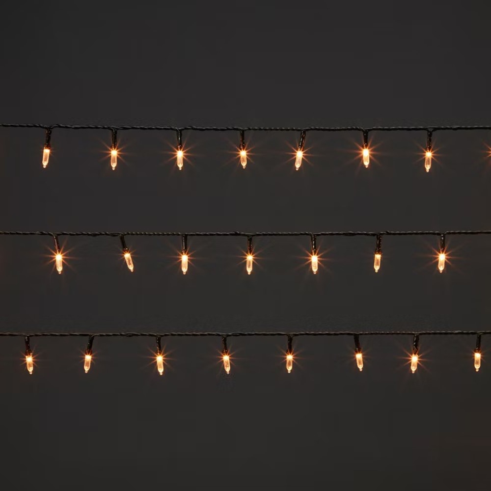 Instalatie Craciun interior/exterior Fairy, 120 LED-uri, 11 m, alb cald