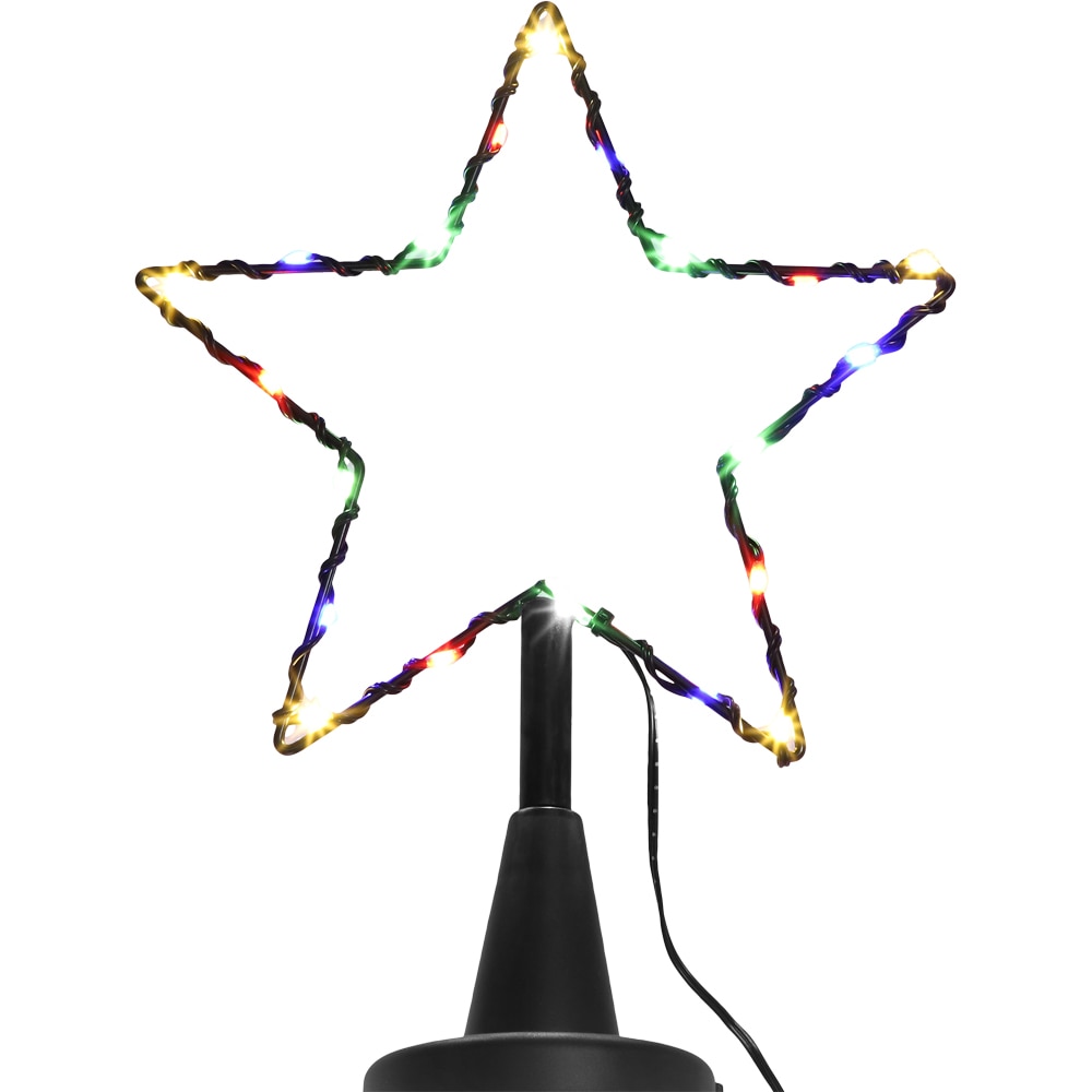 Decoratiune Craciun Brad, 575 LED-uri, 210 cm, multicolor