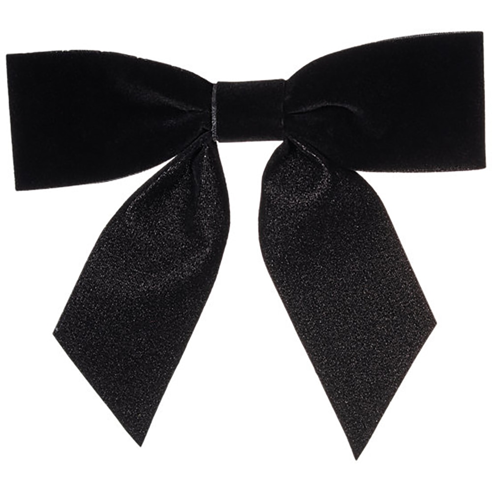 Set fundite, 6buc, catifea, negru