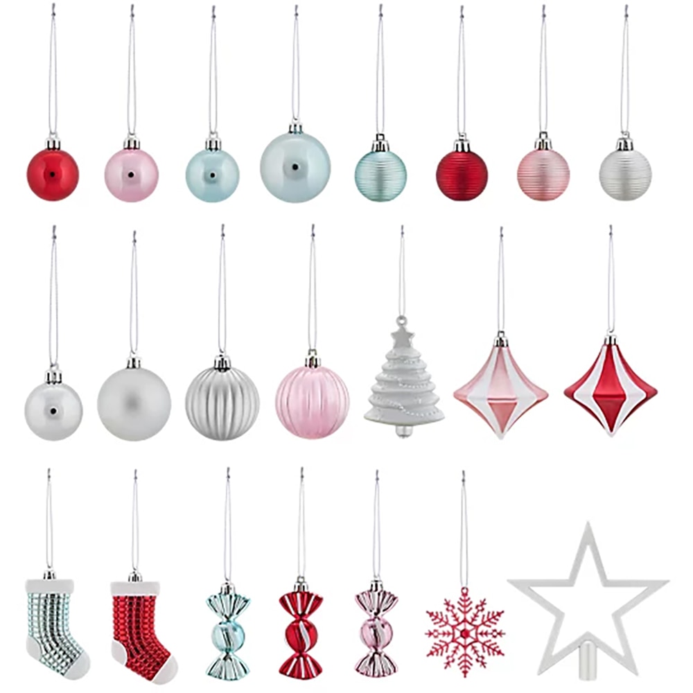 Set globuri design modern, 100buc, marimi diferite, multicolor