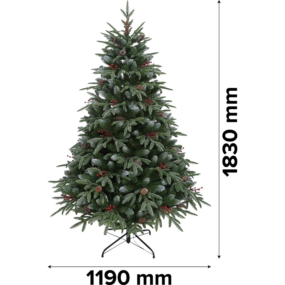 Brad artificial Blizen, 183cm, verde