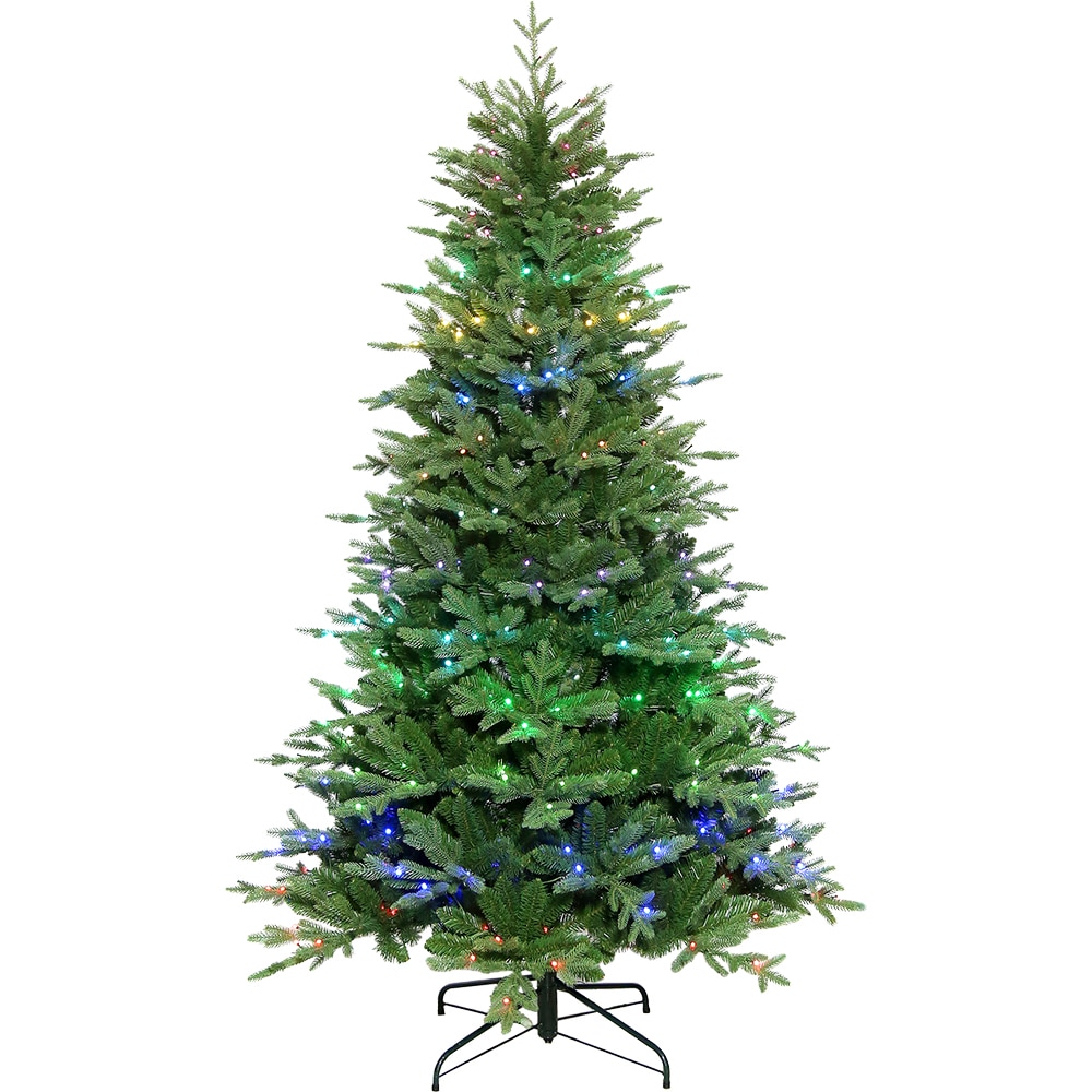 Brad artificial RGB, 300 led, 213cm, verde
