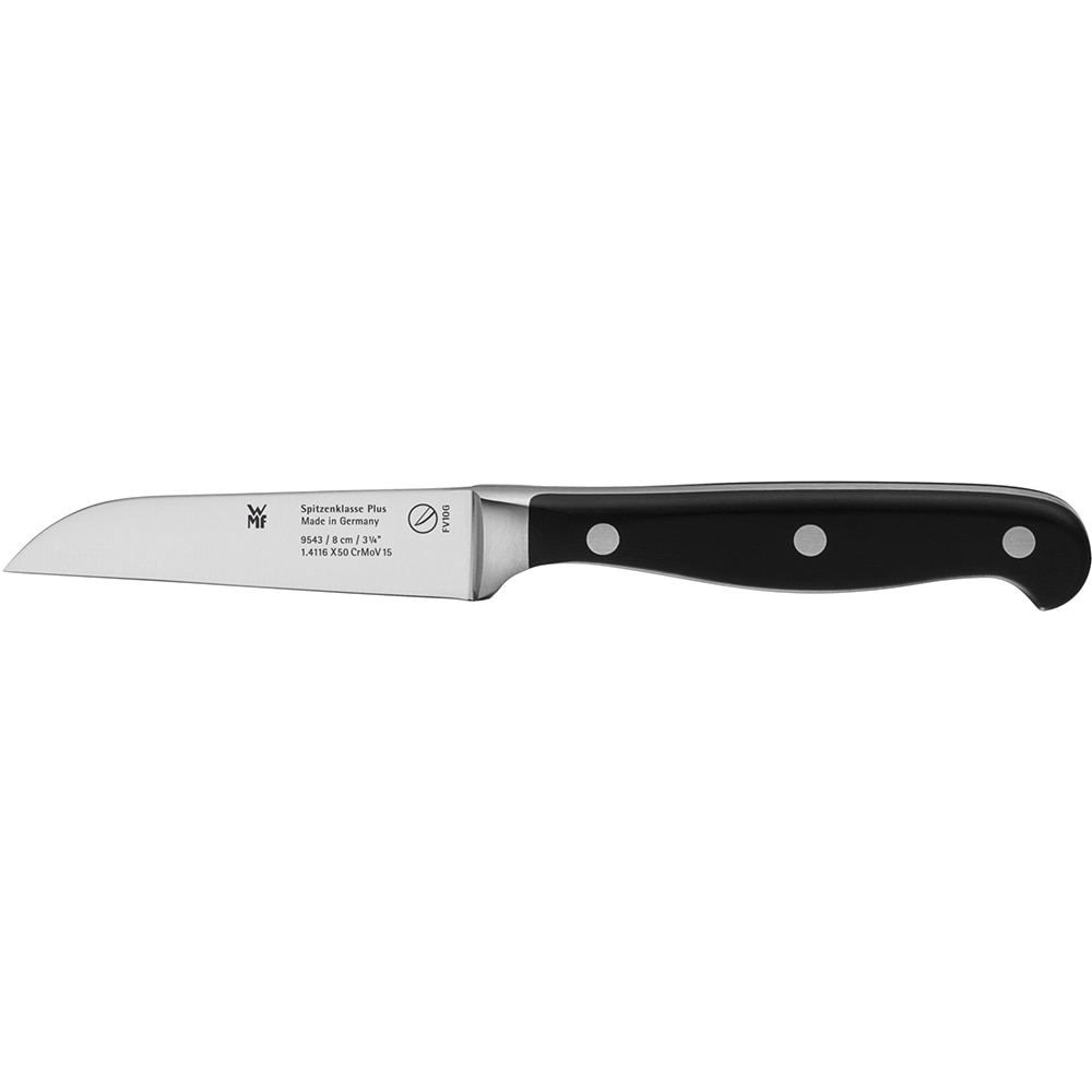 Cutit pentru legume WMF Spitzenklasse Plus 1895436032, 8cm, inox, negru