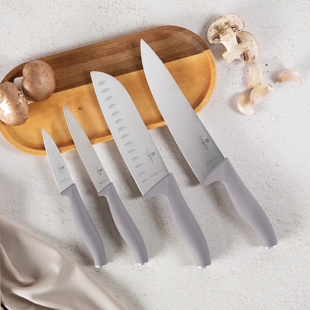 Set cutite BERLINGER HAUS BH/2960, 4 piese, otel, 9-20cm, gri