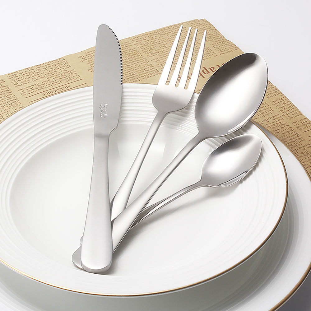 Set tacamuri MYRIA MC4014SV, 24 piese, inox, argintiu