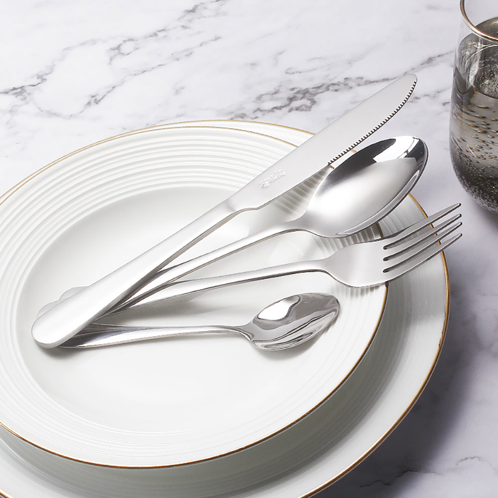 Set tacamuri MYRIA MC4014SV, 24 piese, inox, argintiu