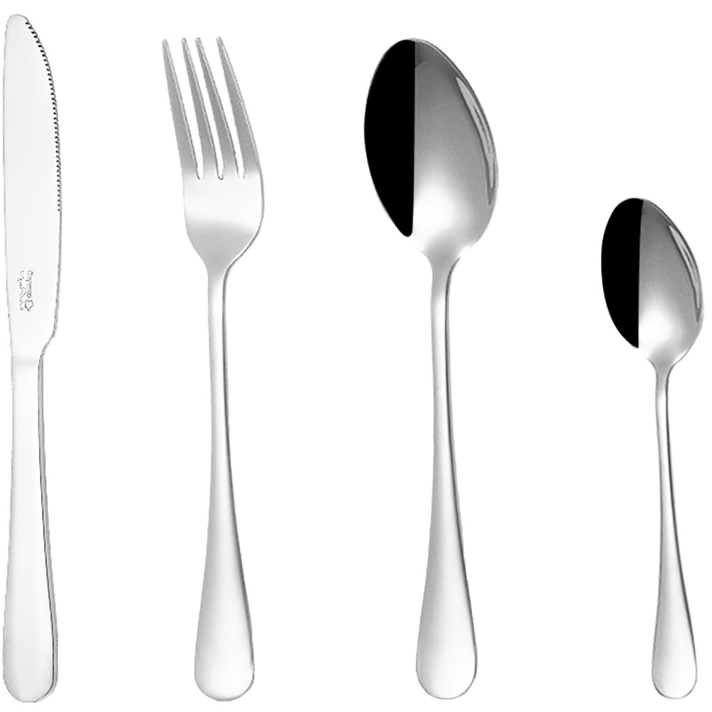 Set tacamuri MYRIA MC4014SV, 24 piese, inox, argintiu