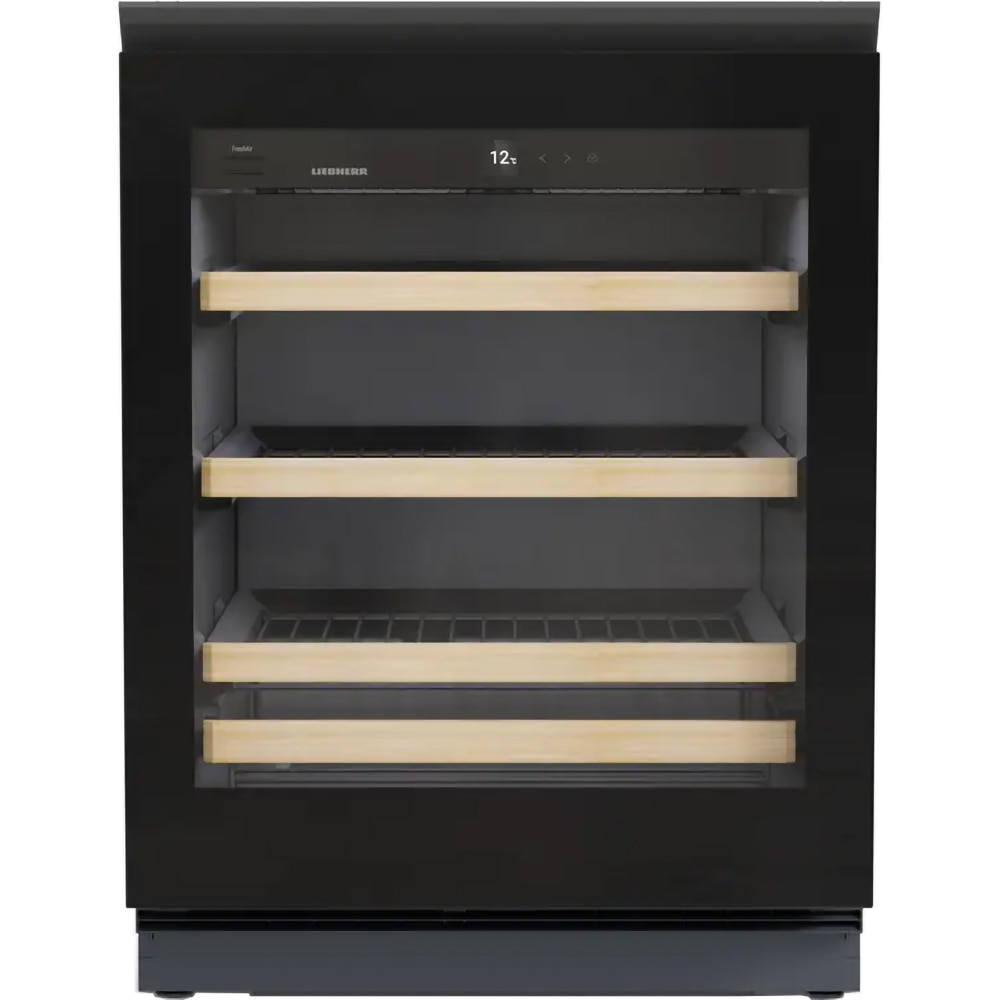 Racitor de vinuri incorporabil LIEBHERR UWgb 3631 Vinidor, 44 sticle, H 82 cm, Clasa F, negru