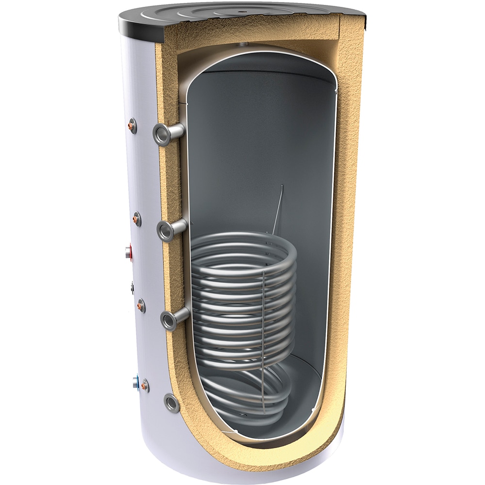 Puffer (Rezervor de acumulare agent termic) TESY V 9S 200 60 F40 P4, 200l, izolatie 50 mm, 1 serpentina