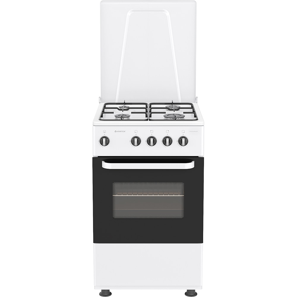 Aragaz VORTEX VAG5050WH02K, 4 arzatoare, Gaz, L 50 cm, alb