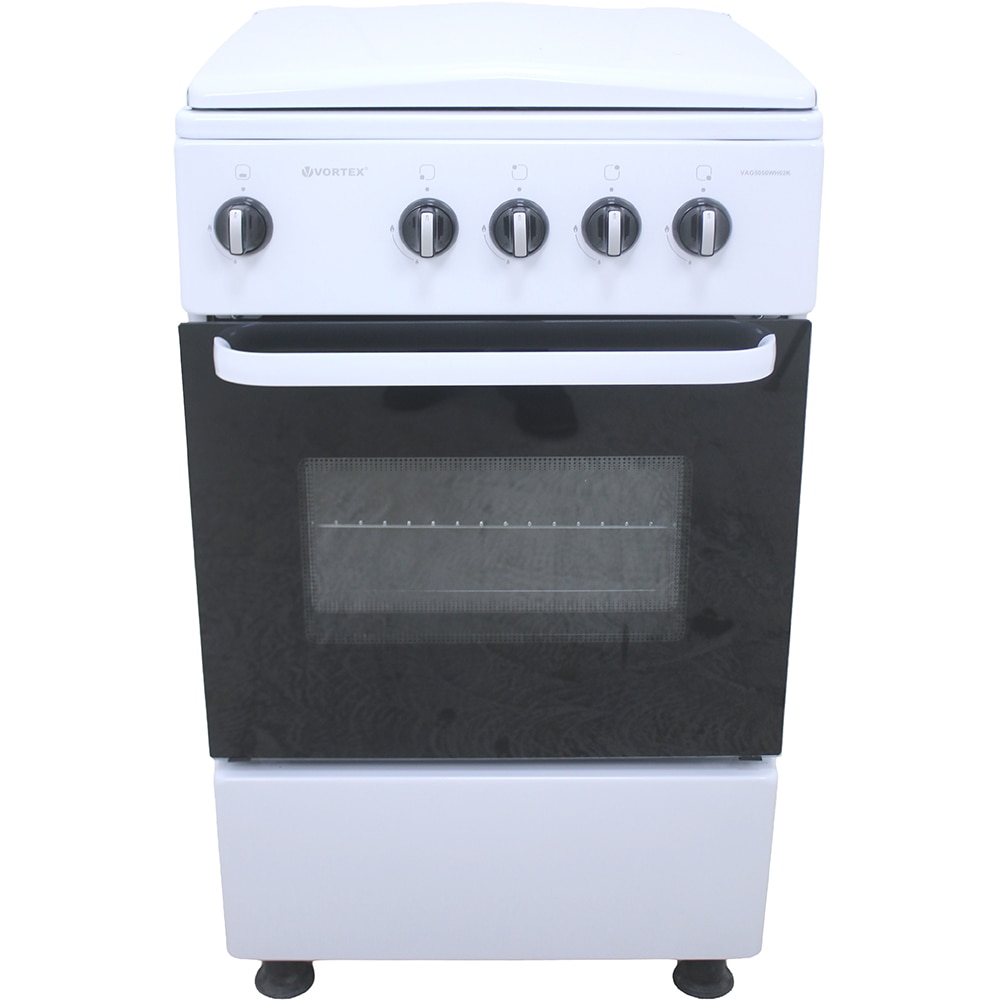 Aragaz VORTEX VAG5050WH02K, 4 arzatoare, Gaz, L 50 cm, alb