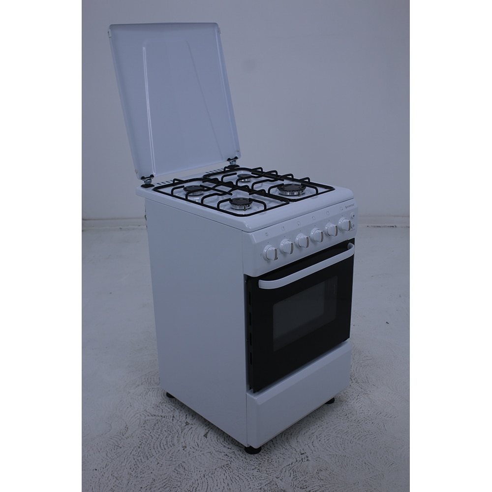 Aragaz VORTEX VAM5060WH02K, 4 arzatoare, Gaz + Electric, L 50 cm, alb