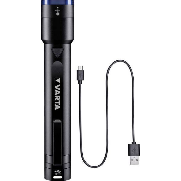 Lanterna LED VARTA Night Cutter F30R, 700 lumeni, Acumulator 2600mAh, micro USB, negru
