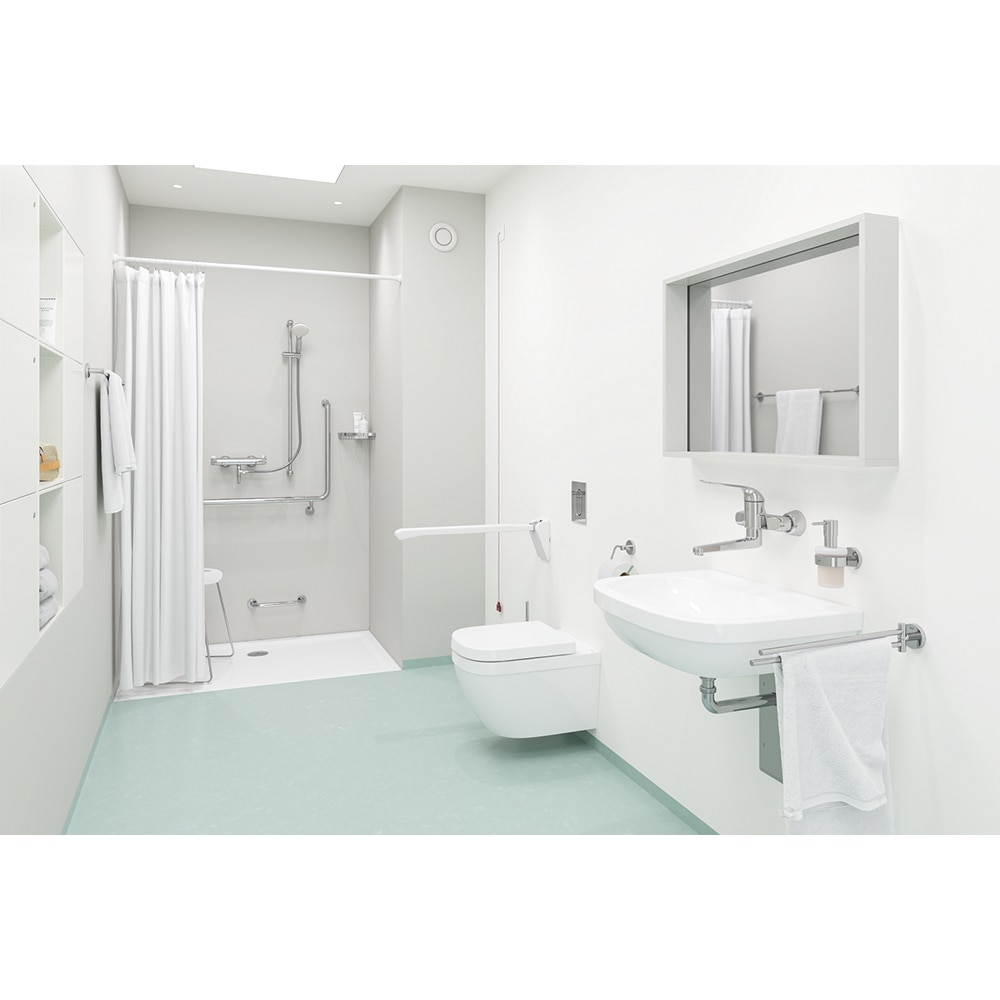 Vas WC GROHE Euro Ceramic 3932800H, montaj suspendat, evacuare orizontala, alb