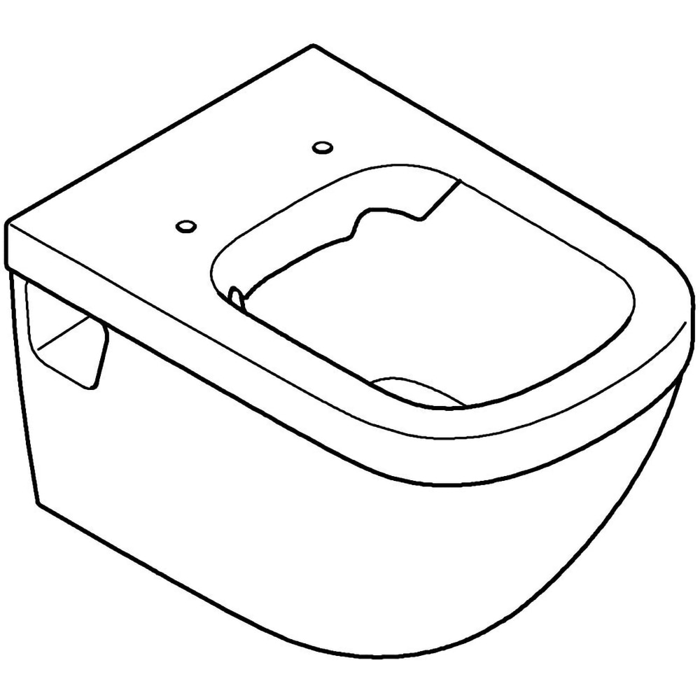 Vas WC GROHE Euro Ceramic 39538000, montaj suspendat, evacuare orizontala, alb