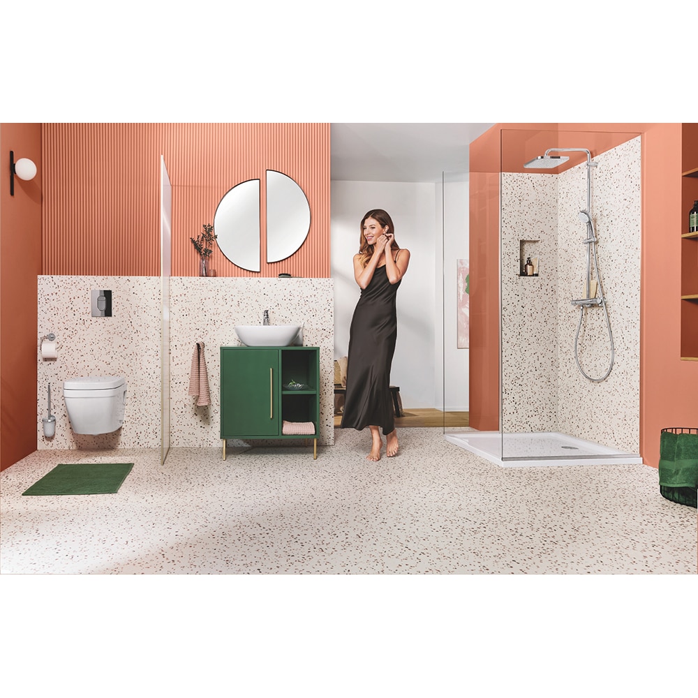Vas WC GROHE Euro Ceramic 39538000, montaj suspendat, evacuare orizontala, alb