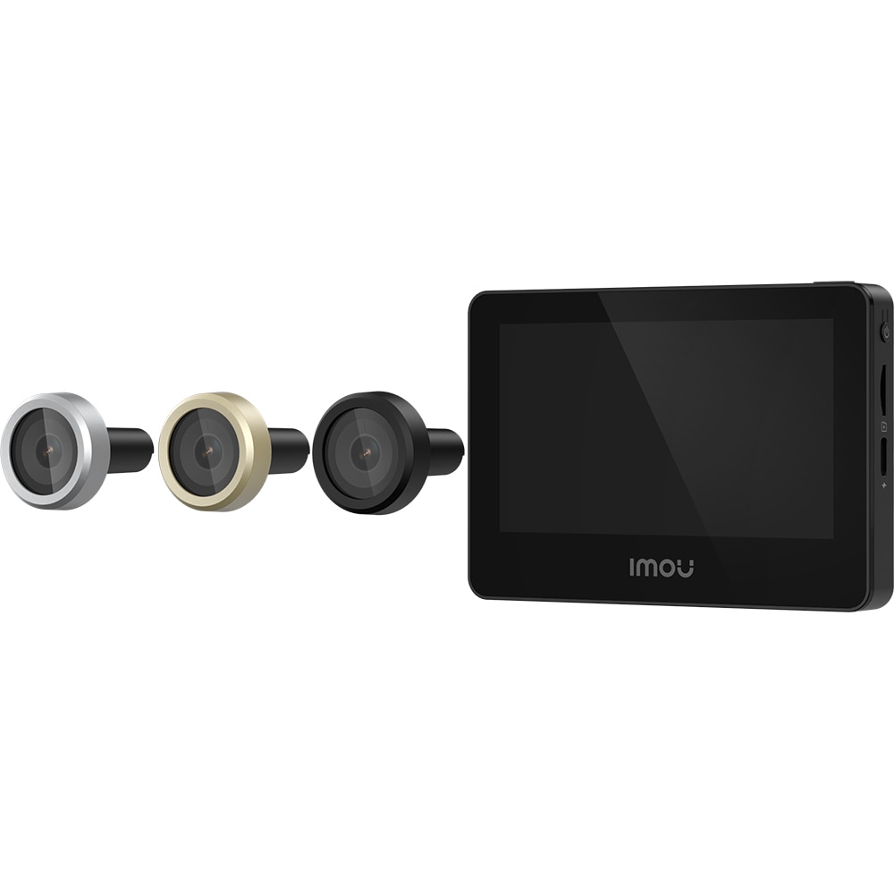 Vizor inteligent IMOU 5M0S, 4", Wi-Fi, 5MP, Wi-Fi 6, 2.4/5Ghz, negru