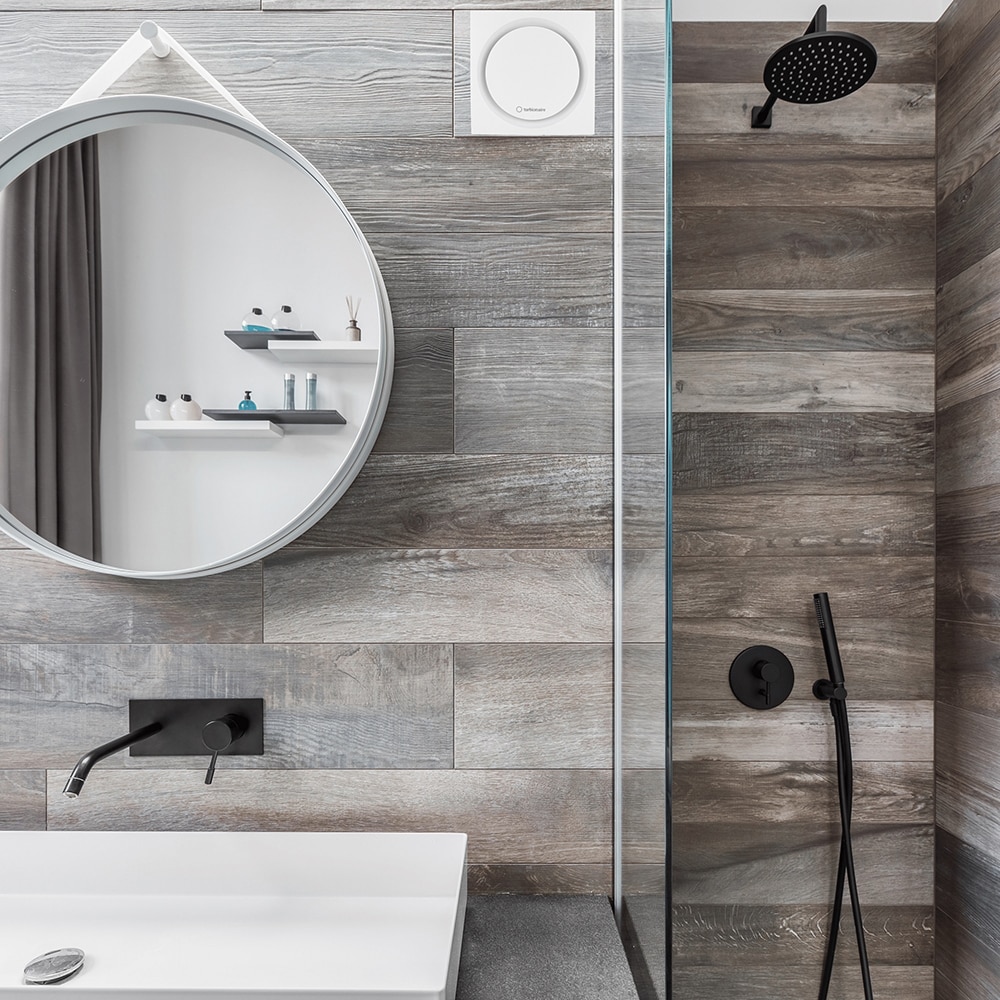 Ventilator baie extractor Turbionaire RING 100 SW, 15W, 80mc/h, 100mm, alb