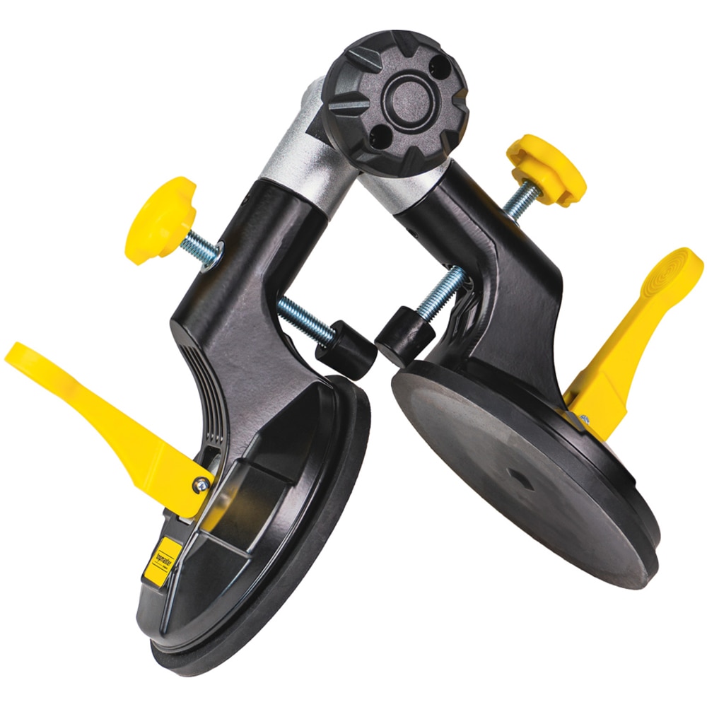 Ventuza pentru transport placi ceramice TOPMASTER, 13 cm, 100 Kg, galben