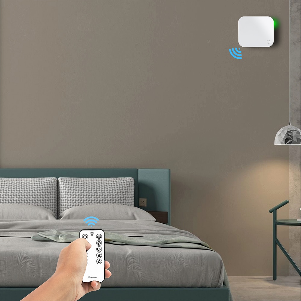 Ventilator cu recuperare de caldura Turbionaire Trend HRV, senzor umiditate, flux de aer reversibil, 1.2W, 31mc/h, 100mm, alb