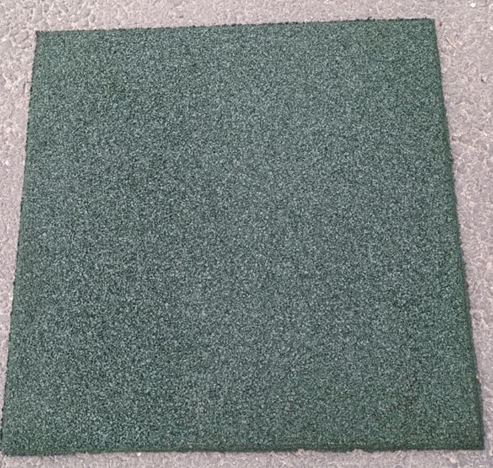 Dala gradina, cauciuc, verde, 50 x 50 x 2 cm
