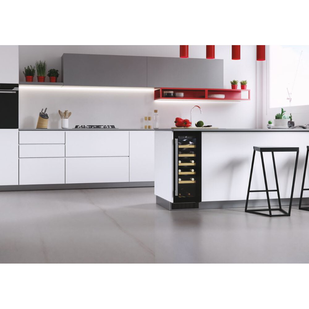 Racitor de vinuri incorporabil HOOVER HWCB 30/1, 20 sticle, H 81 cm, Clasa F