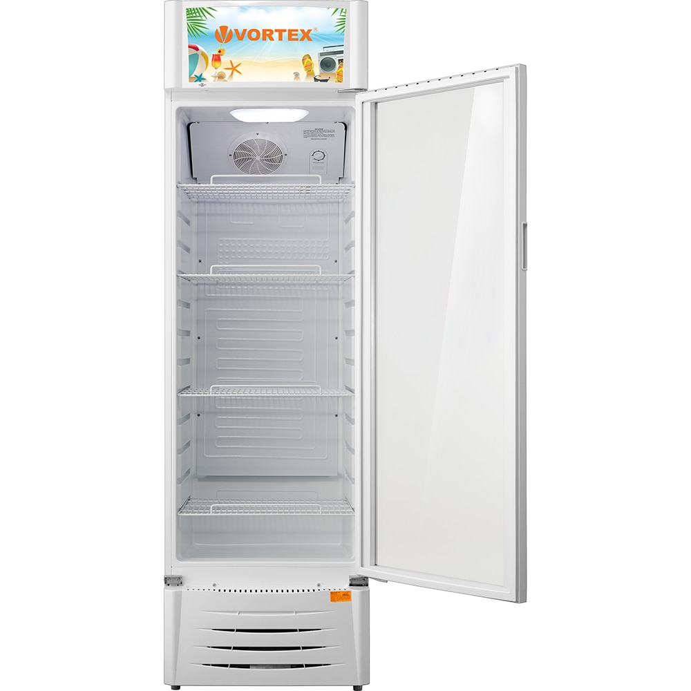 Vitrina frigorifica VORTEX VDC31SWH01M, 265 l, H 200.5 cm, alb