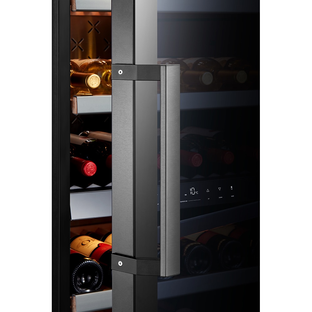 Racitor de vinuri VORTEX VWC43SBK01M, 193 sticle, H 185 cm, Clasa G, negru