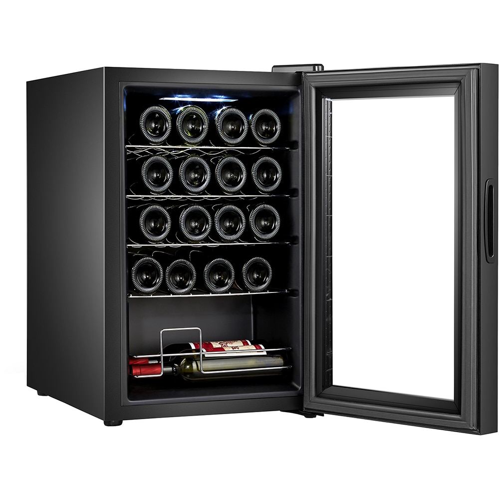 Racitor de vinuri VORTEX VWC5NBK01D, 20 sticle, H 64 cm, Clasa G, negru