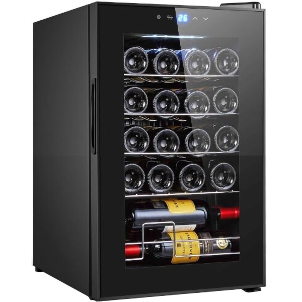 Racitor de vinuri VORTEX VWC5NBK01D, 20 sticle, H 64 cm, Clasa G, negru