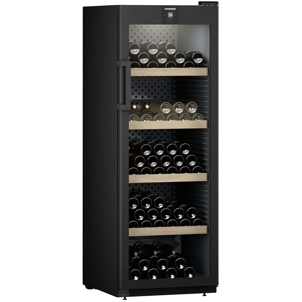 Racitor de vinuri LIEBHERR WPbl 5001 GrandCru, 196 sticle, H 168 cm, Clasa F, negru