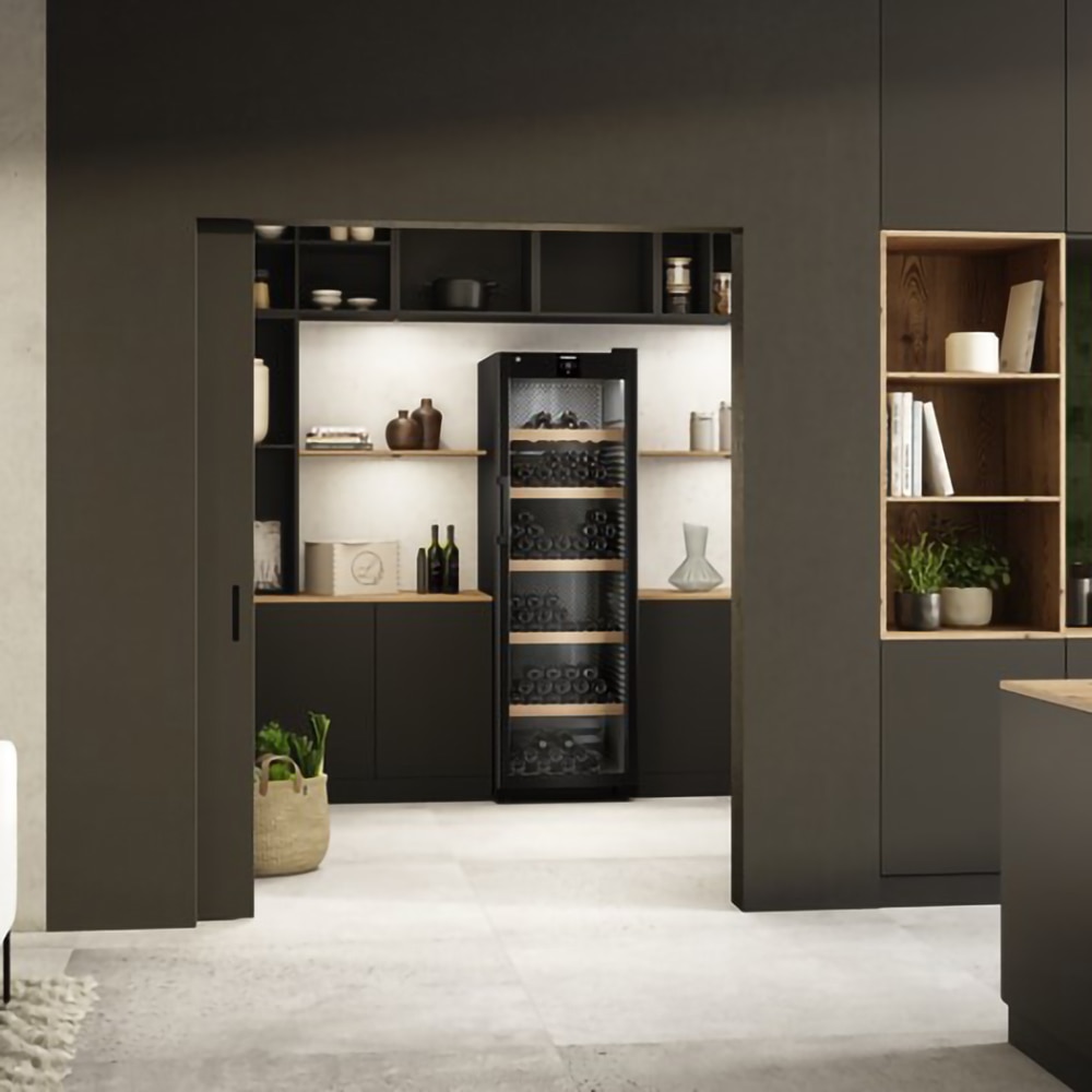 Racitor de vinuri LIEBHERR WPbli 5231 GrandCru Selection, 229 sticle, H 188 cm, Clasa F, negru