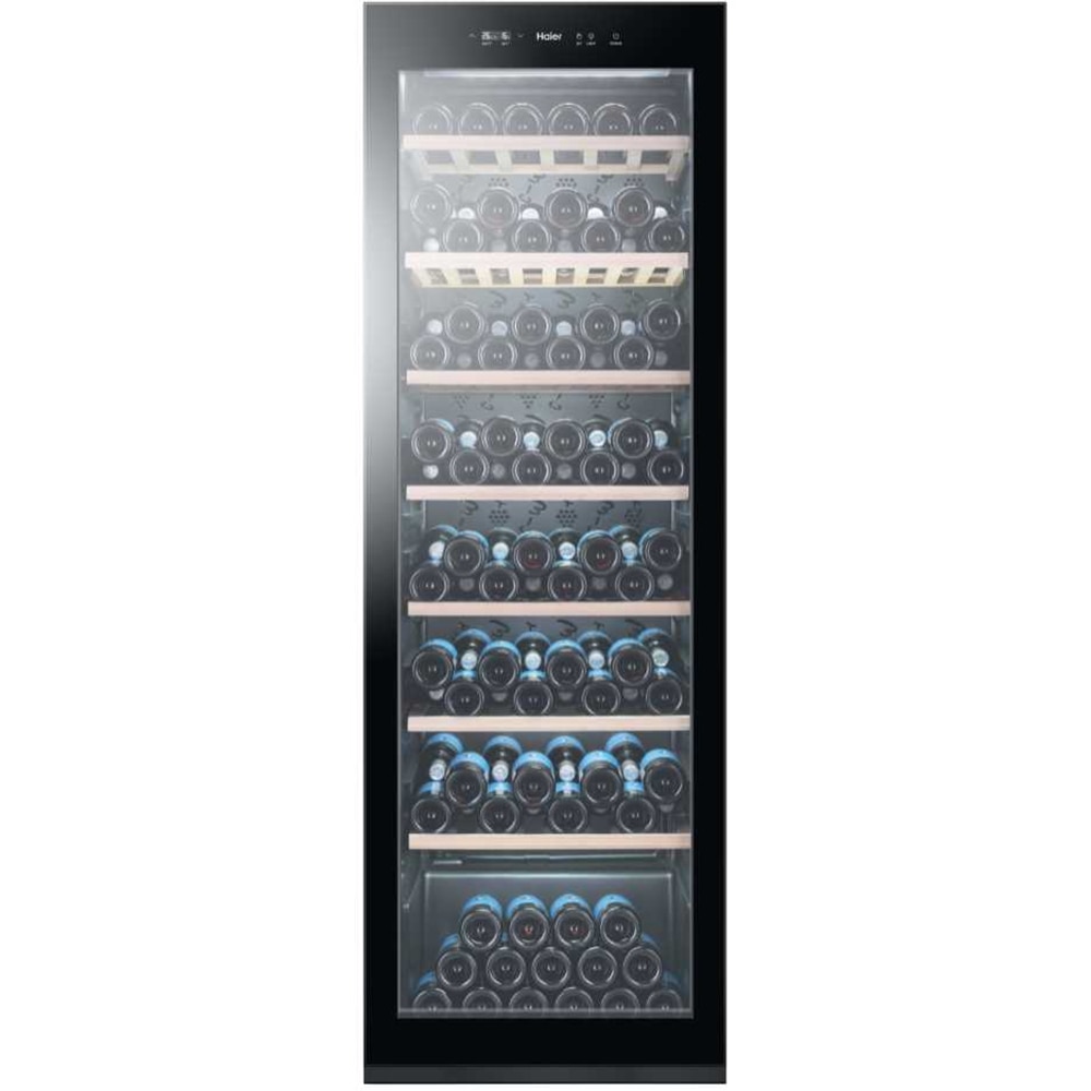 Racitor de vinuri HAIER WS171GA, Direct Cooling, 171 sticle, H 185 cm, Clasa G, negru