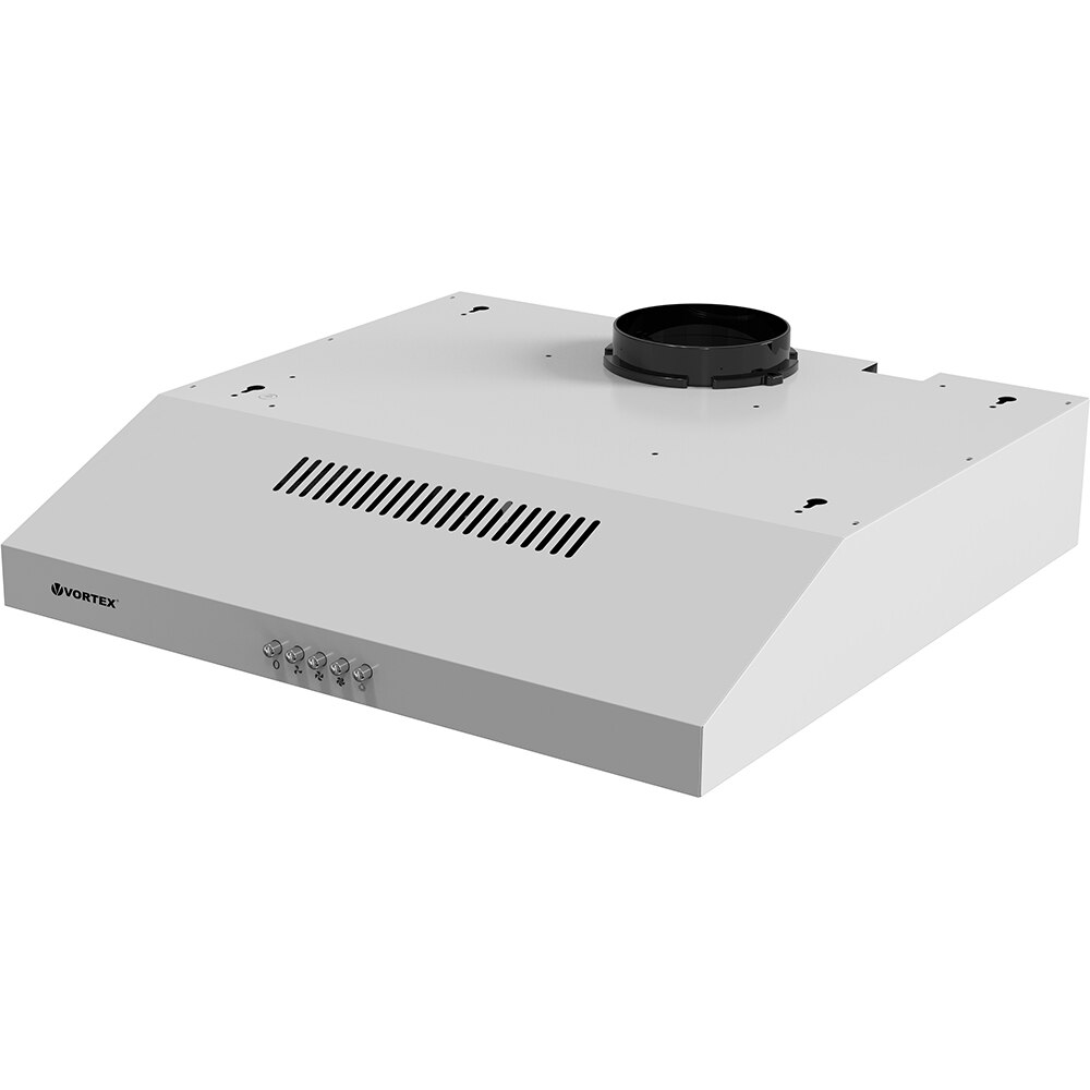 Hota traditionala VORTEX VHTS501WH01S, 1 motor, 214 m3/h, L 50 cm, alb