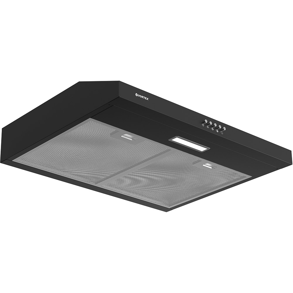 Hota traditionala VORTEX VHTS602BK01S, 2 motoare, 360 m3/h, L 60 cm, negru