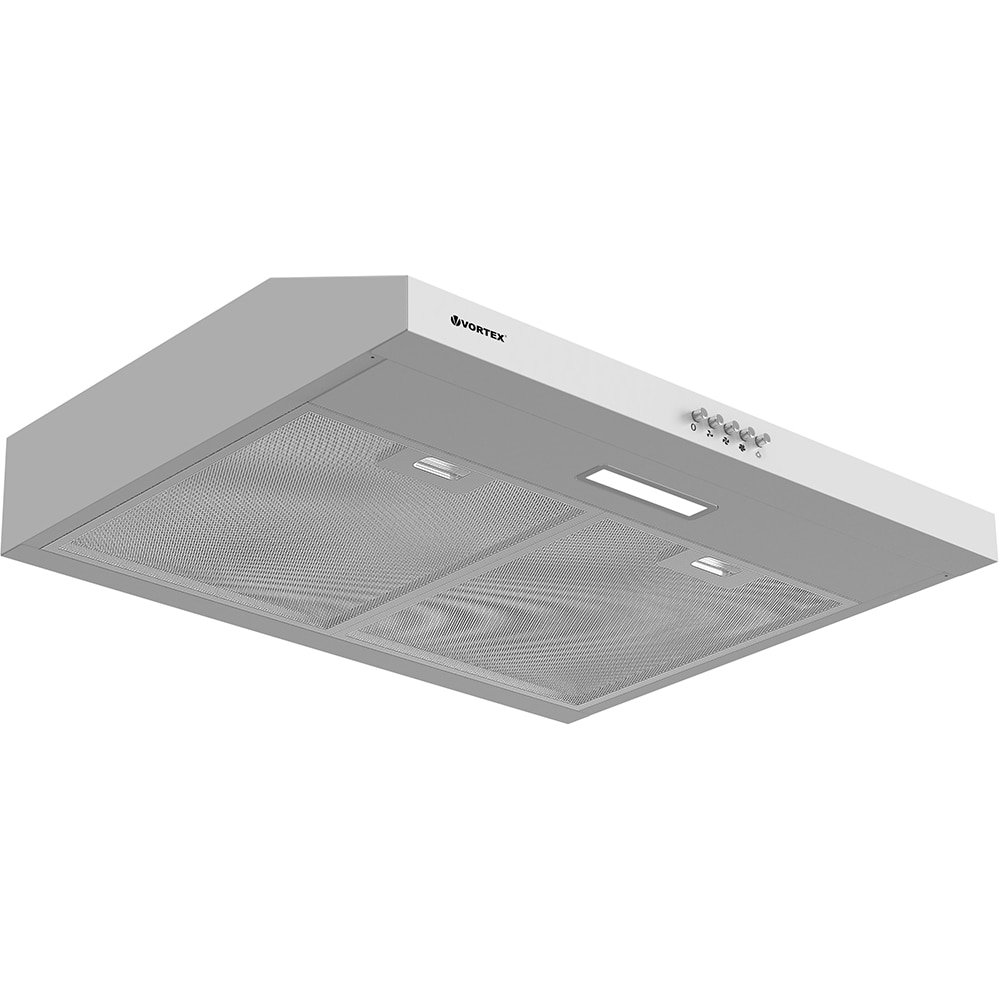 Hota traditionala VORTEX VHTS602WH01S, 2 motoare, 360 m3/h, L 60 cm, alb