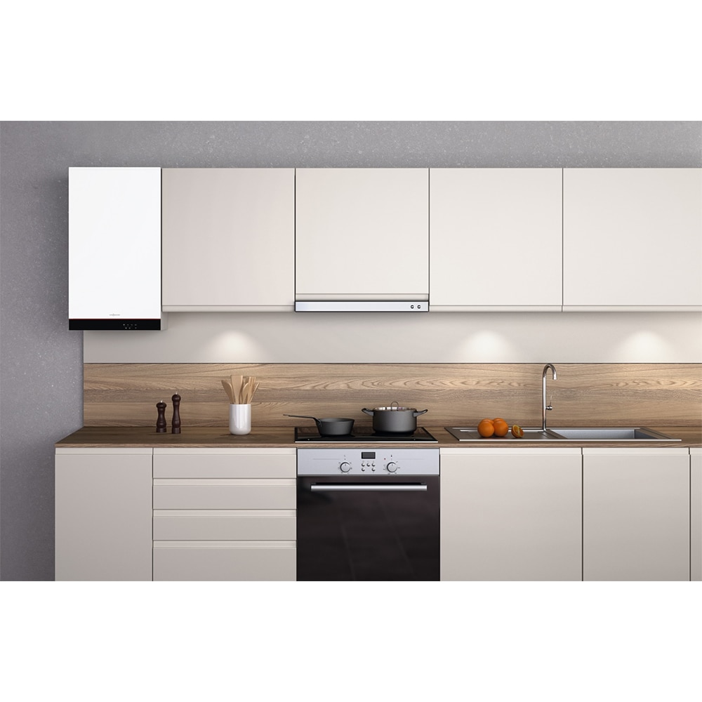 Centrala termica pe gaz prin condensare Viessmann Vitodens 050-W, 19kW, Wi-Fi, kit evacuare inclus