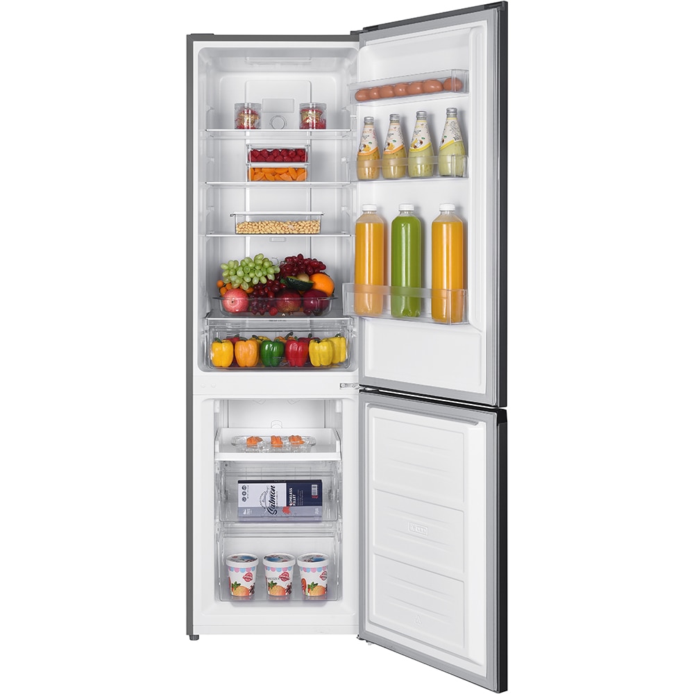 Combina frigorifica VORTEX VK25NSS01H, No Frost, 253 l, H 181 cm, Clasa E, gri