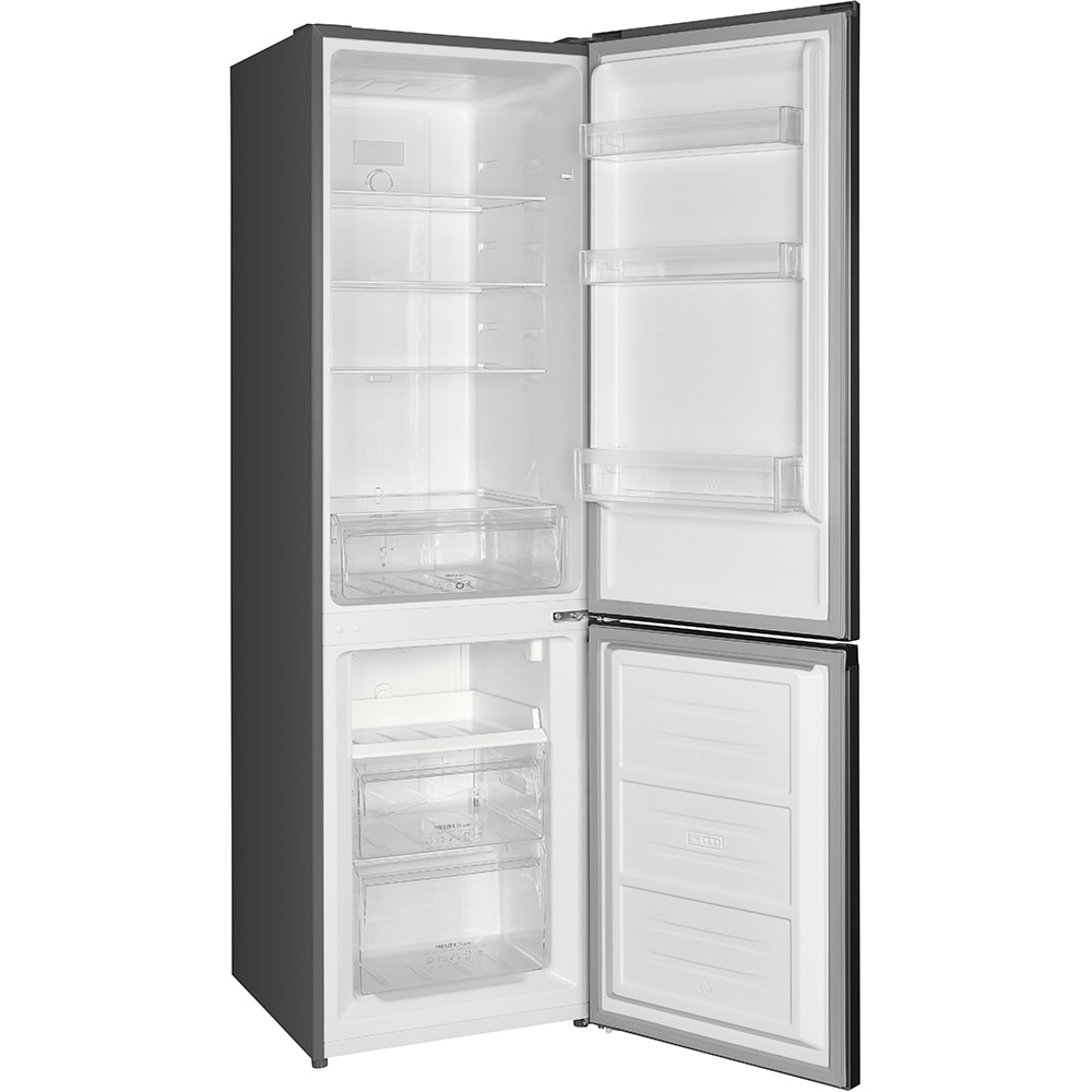 Combina frigorifica VORTEX VK25NSS01H, No Frost, 253 l, H 181 cm, Clasa E, gri