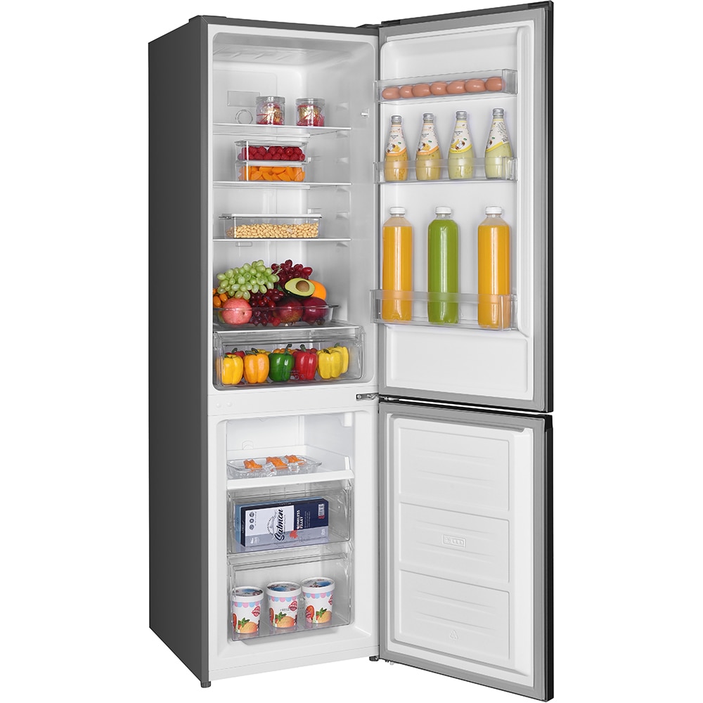 Combina frigorifica VORTEX VK25NSS01H, No Frost, 253 l, H 181 cm, Clasa E, gri