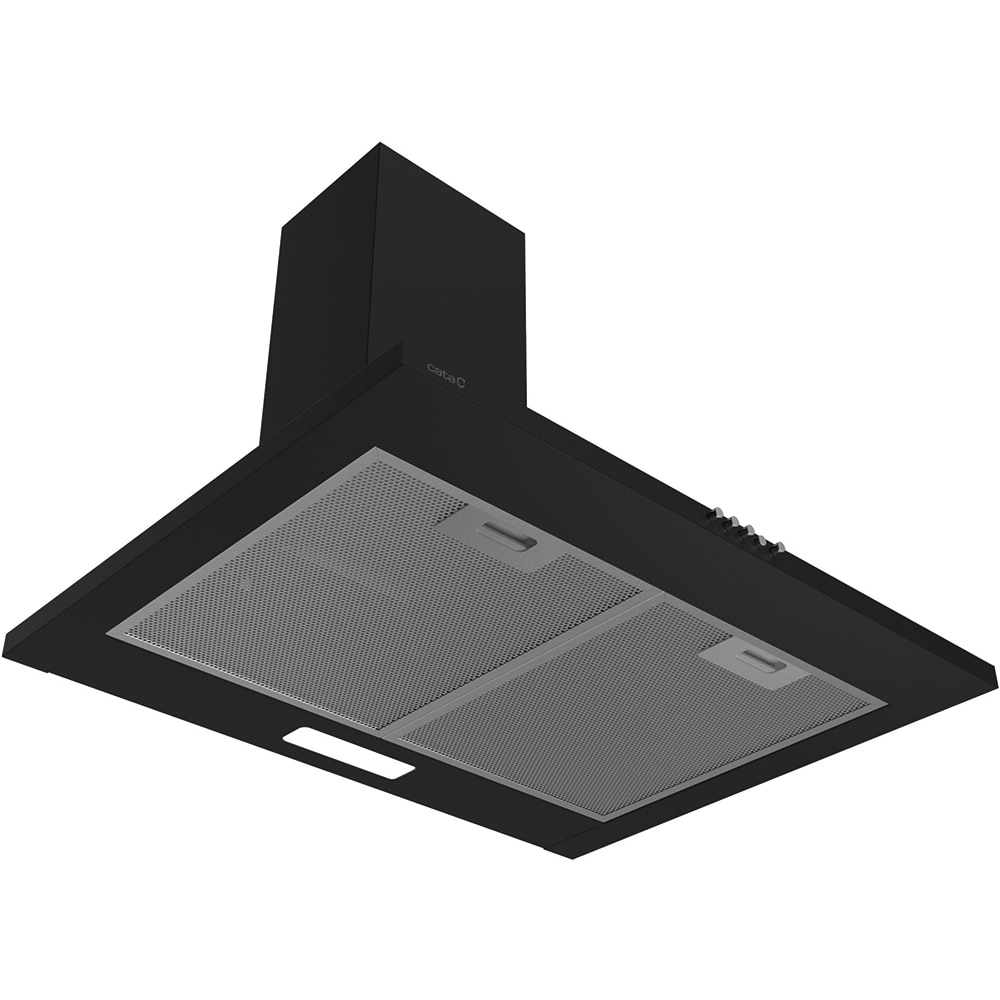 Hota decorativa CATA VK 6000 BK, 1 motor, 395 m3/h, L 60 cm, negru