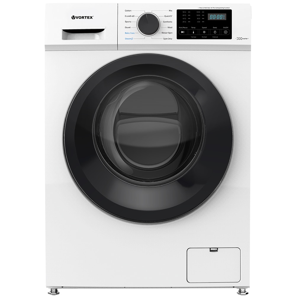 Masina de spalat rufe frontala slim VORTEX VMA712D05S, 7 kg, 1200rpm, Clasa A, alb