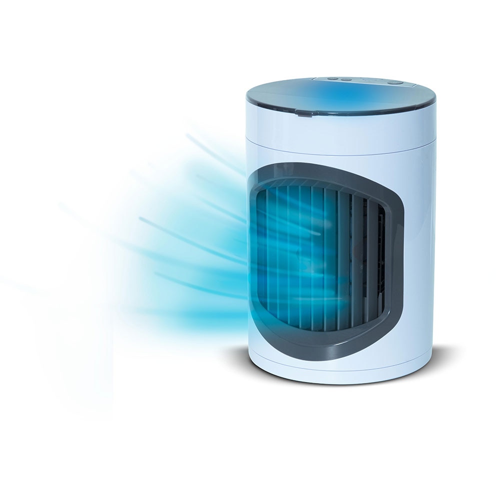 Racitor de aer MEDIASHOP Livington SmartChill, 3 trepte viteza, 12W, Umidificare, alb