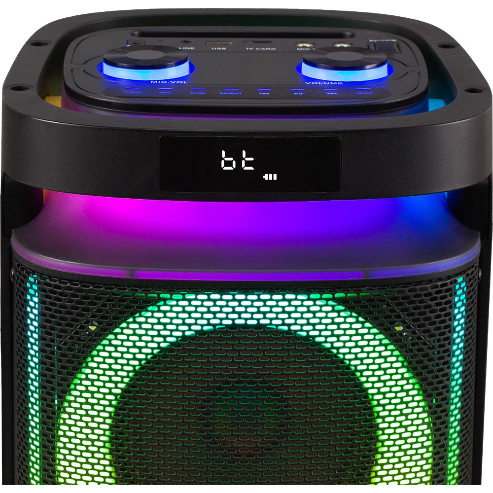 Boxa portabila VORTEX VO2617, 40W RMS, Bluetooth, Radio FM, negru