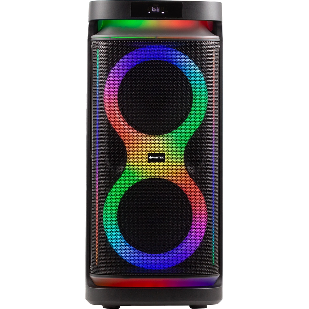 Boxa portabila VORTEX VO2618, 100W RMS, Bluetooth, Radio FM, negru