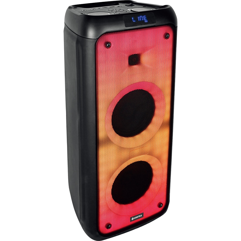 Boxa portabila VORTEX VO2620, 30W RMS, Bluetooth, Radio FM, negru